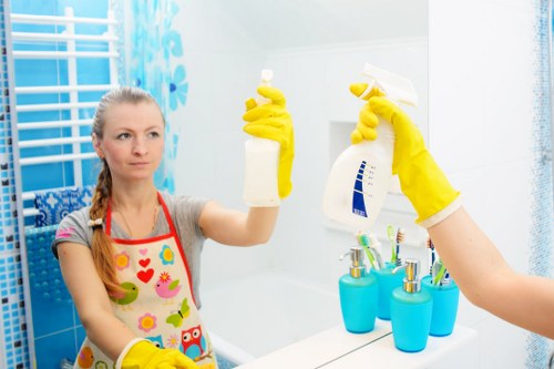 Professional oven cleaning service in a SW7 kitchen