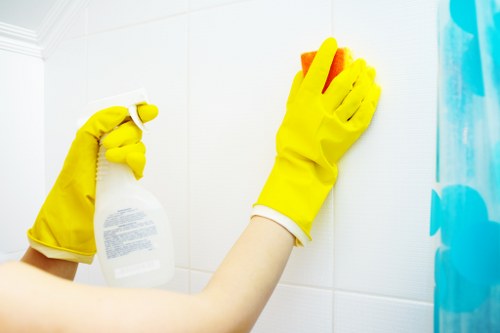 Professional after builders cleaning for a commercial space in SW7