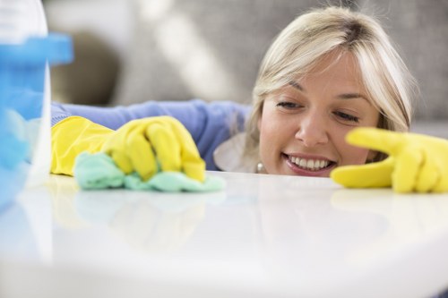 Deep cleaning for a period property in SW7 with careful attention