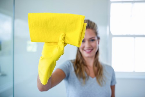 Local façade cleaning work on a residential property in SW7