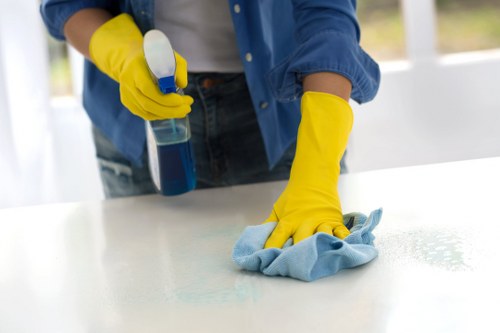 Carpet steam cleaning for a commercial space in SW7