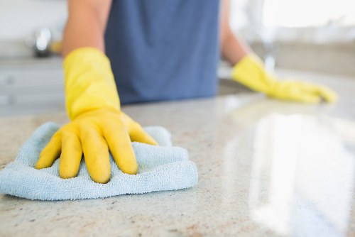 Local cleaning team preparing a property deep clean in SW7